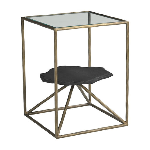 Zuo Modern Ranol Side Table, Brass