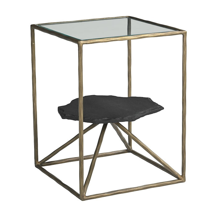 Zuo Modern Ranol Side Table, Brass
