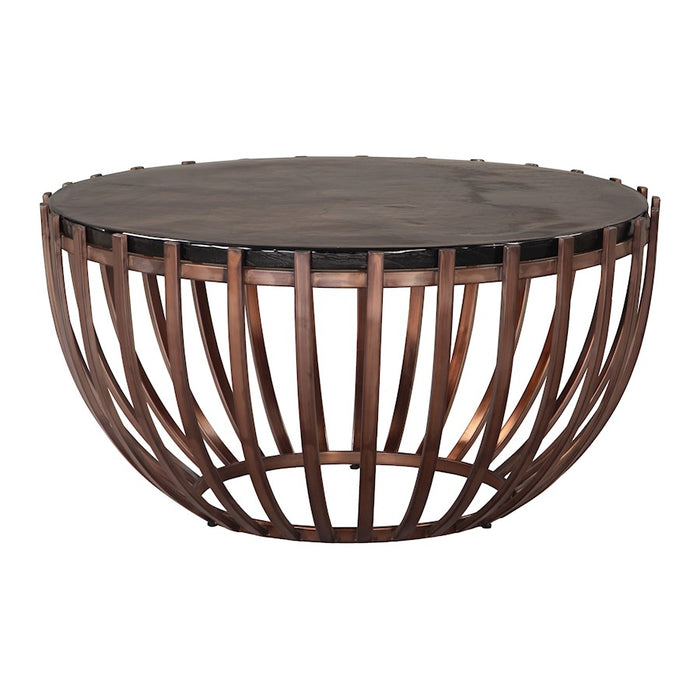 Zuo Modern Kafig Coffee Table, Bronze