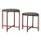 Zuo Modern Gema Coffee Table, Set of 2, Bronze