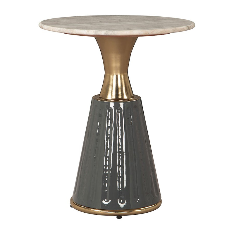 Zuo Modern Glasa Side Table, Multicolor