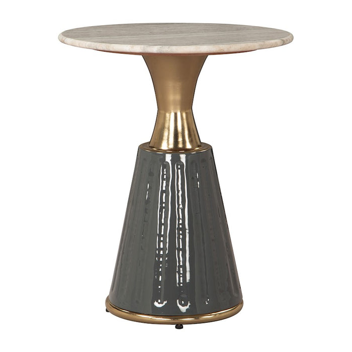 Zuo Modern Glasa Side Table, Multicolor