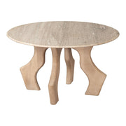 Zuo Modern Eda Coffee Table, White/Natural - 110629