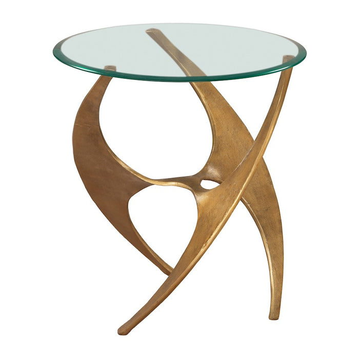 Zuo Modern Sabel Side Table, Gold - 110645