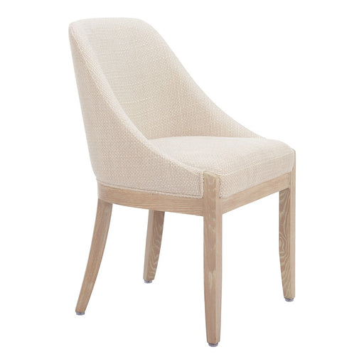 Zuo Modern Calmo Dining Chair, Beige