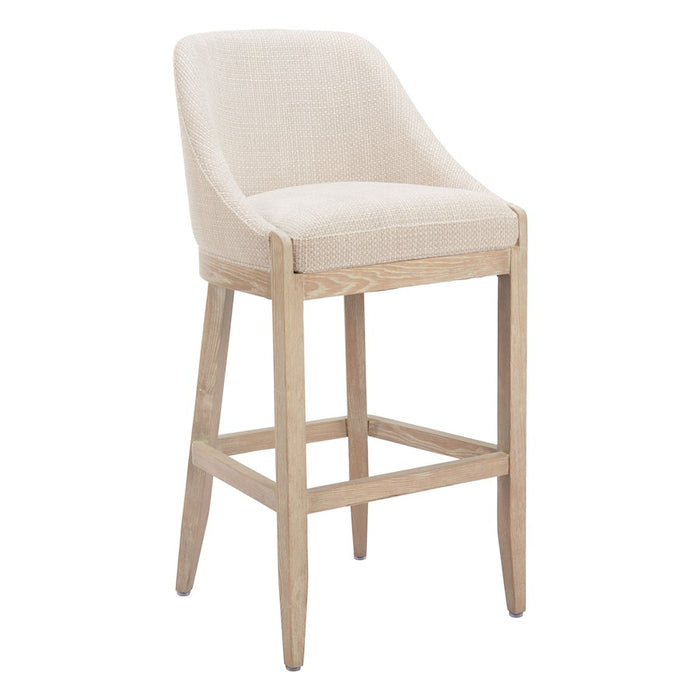 Zuo Modern Calmo BarStool, Beige
