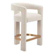 Zuo Modern Saiko Counter Stool, Beige - 110649
