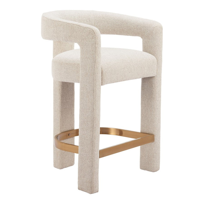 Zuo Modern Saiko Counter Stool, Beige