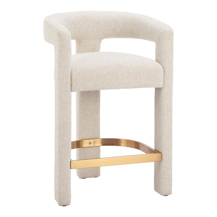 Zuo Modern Saiko Counter Stool, Beige
