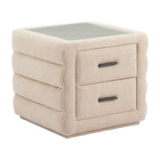 Zuo Modern Soffice Nightstand, Beige - 110651