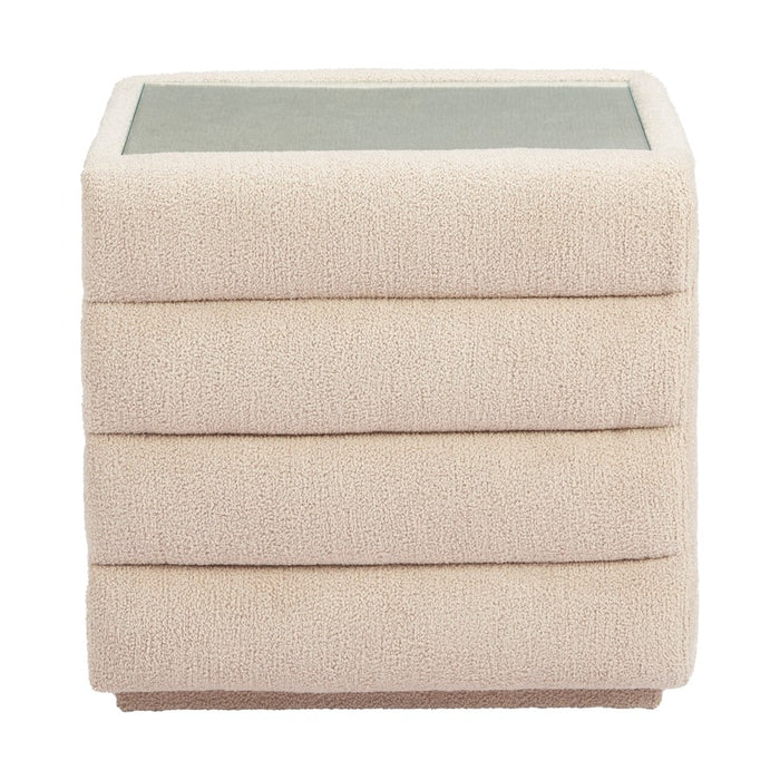 Zuo Modern Soffice Nightstand, Beige
