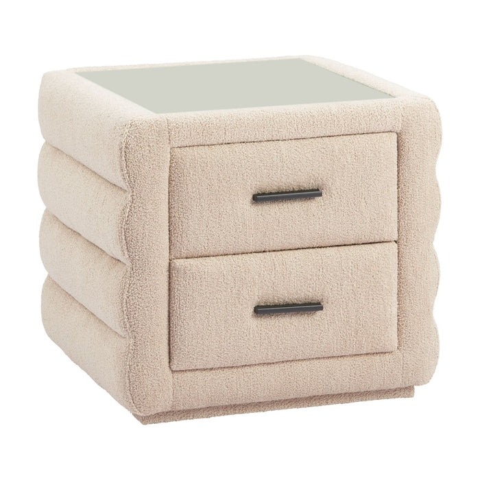 Zuo Modern Soffice Nightstand, Beige