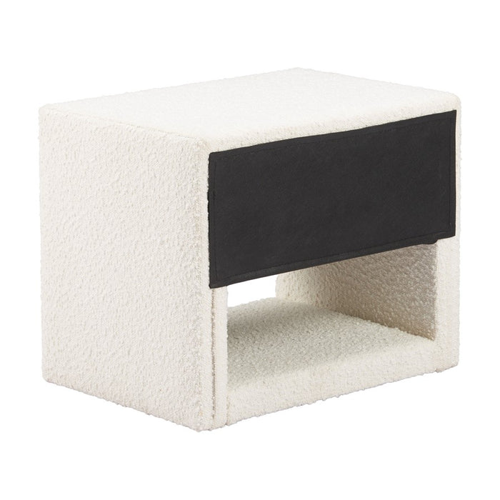 Zuo Modern Baris Nightstand, Ivory