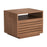 Zuo Modern Slit Nightstand, Walnut