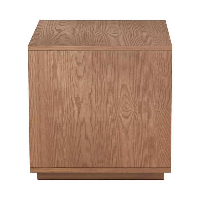 Zuo Modern Slit Nightstand, Walnut