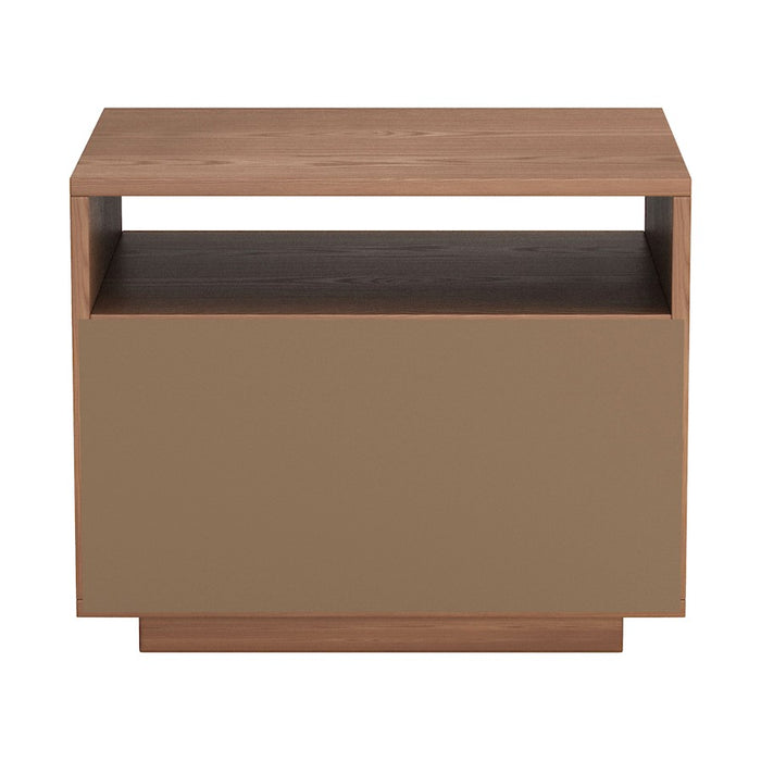 Zuo Modern Slit Nightstand, Walnut