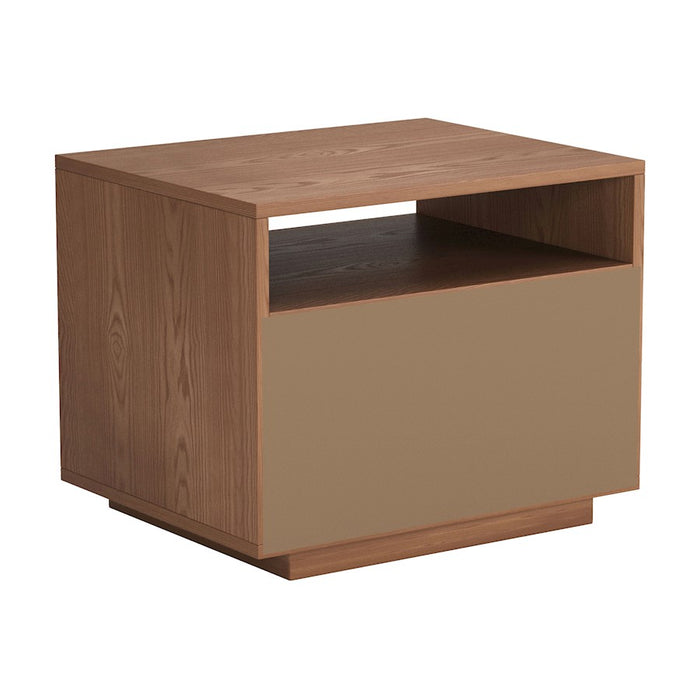 Zuo Modern Slit Nightstand, Walnut