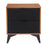 Zuo Modern Zarif Nightstand, Black/Walnut