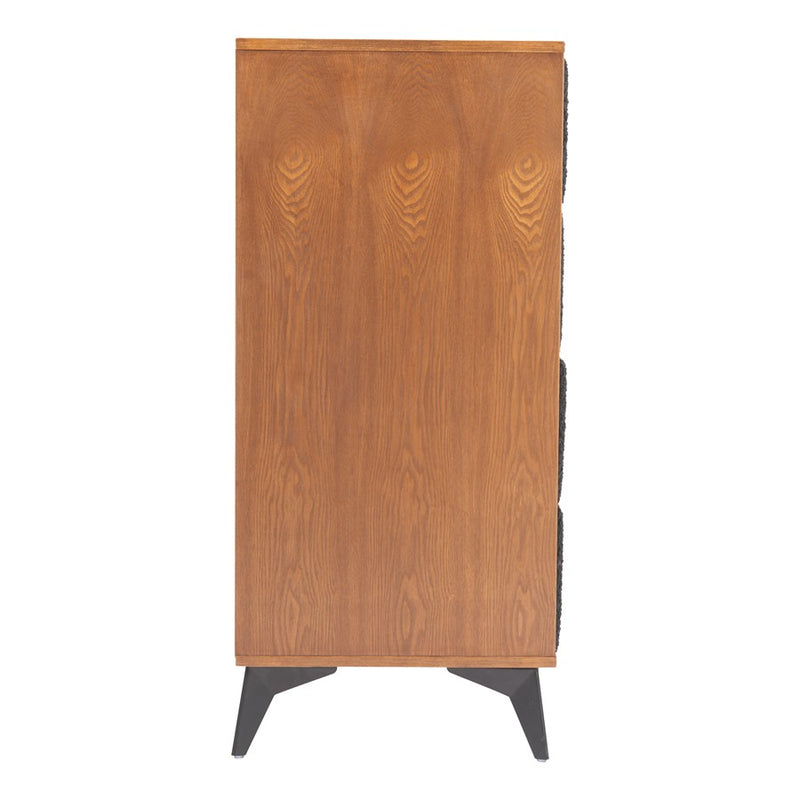 Zuo Modern Zarif Chest, Black/Walnut