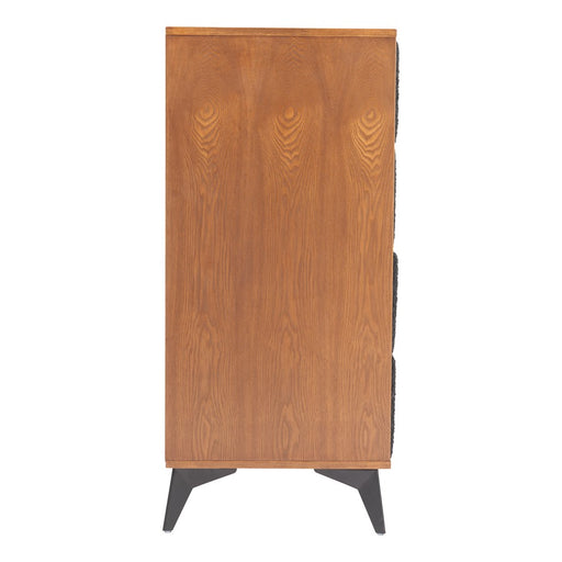 Zuo Modern Zarif Chest, Black/Walnut