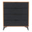 Zuo Modern Zarif Chest, Black/Walnut