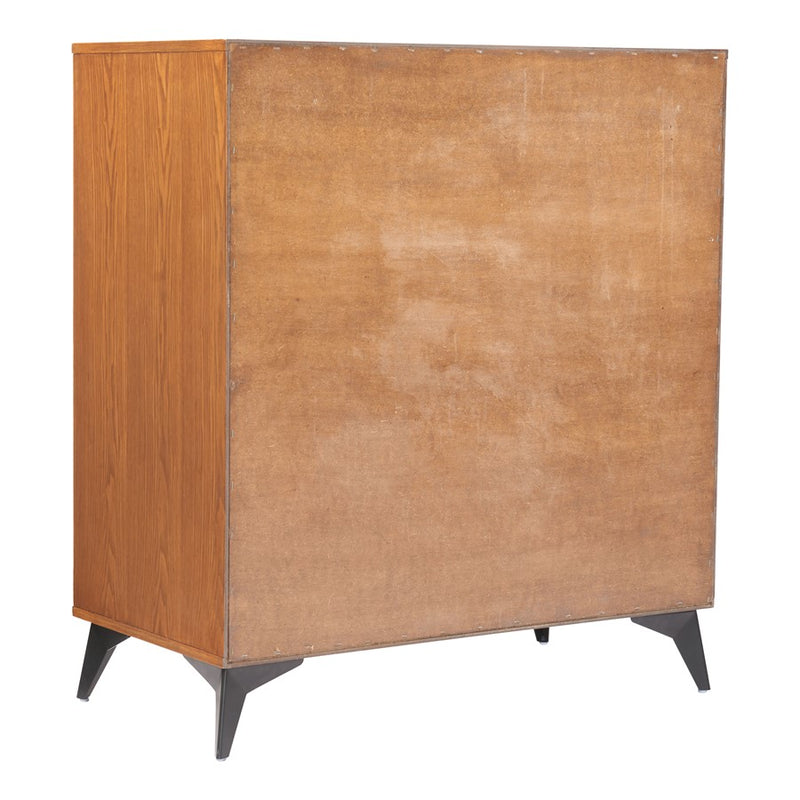 Zuo Modern Zarif Chest, Black/Walnut