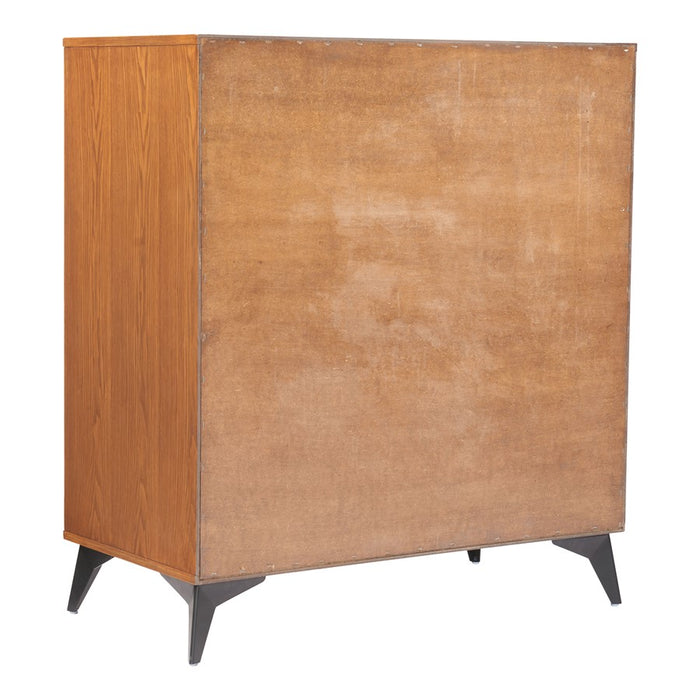 Zuo Modern Zarif Chest, Black/Walnut