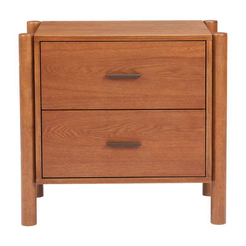 Zuo Modern Beleza Nightstand, Walnut