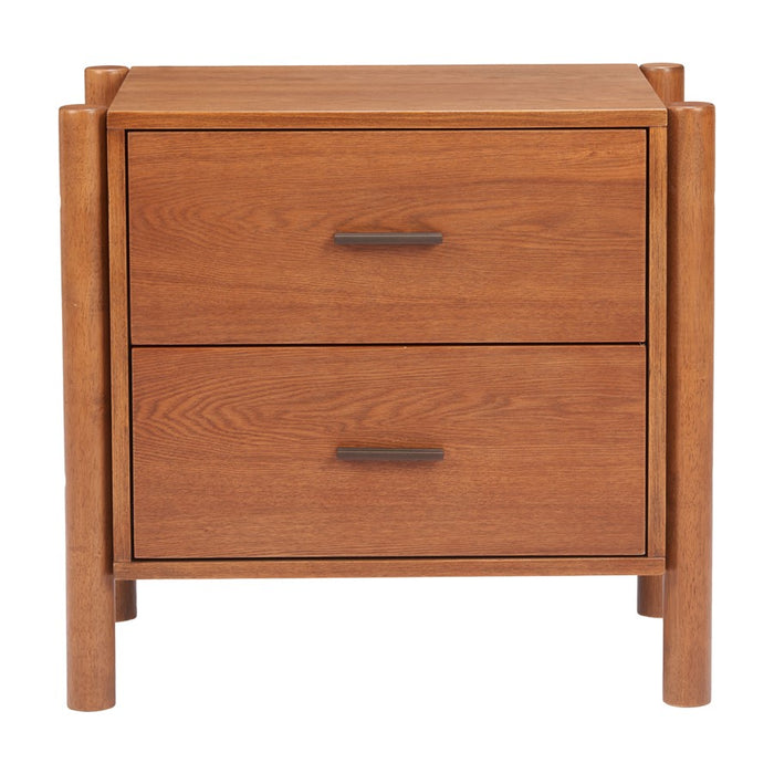 Zuo Modern Beleza Nightstand, Walnut