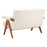 Zuo Modern Encanto Loveseat, Ivory