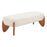 Zuo Modern Charm Bench, Ivory
