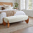 Zuo Modern Charm Bench, Ivory