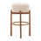 Zuo Modern Nade BarStool/Set of 2, Beige/Walnut