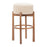 Zuo Modern Nade BarStool/Set of 2, Beige/Walnut