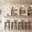 Zuo Modern Nade Counter Stool/Set of 2, Beige/Walnut