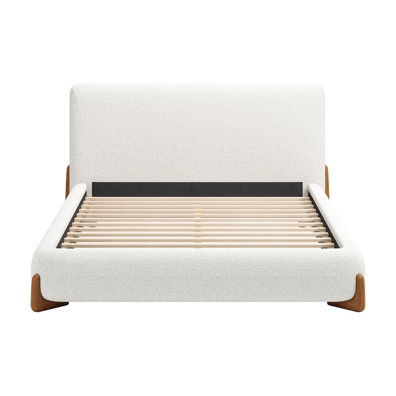 Zuo Modern Baris Queen Bed, Ivory