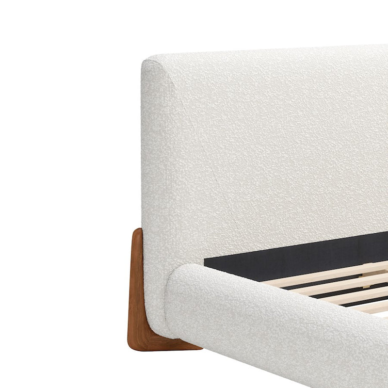 Zuo Modern Baris Queen Bed, Ivory