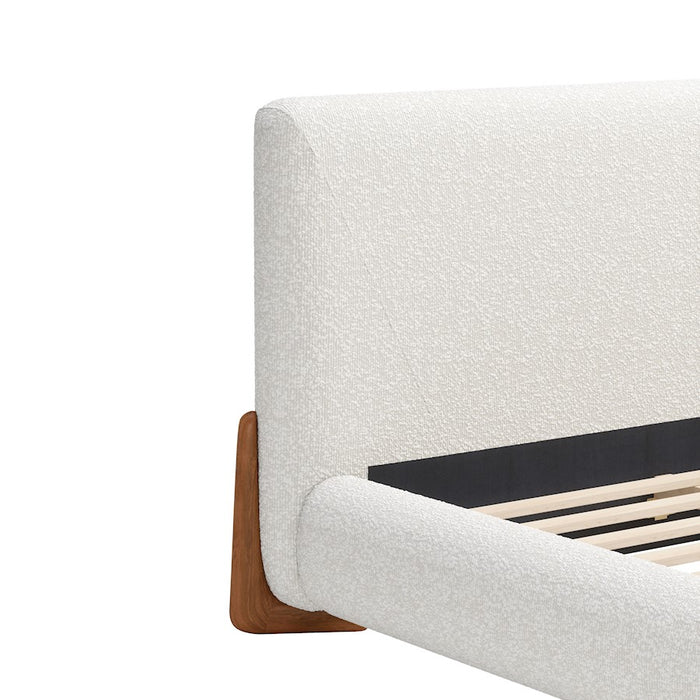Zuo Modern Baris Queen Bed, Ivory