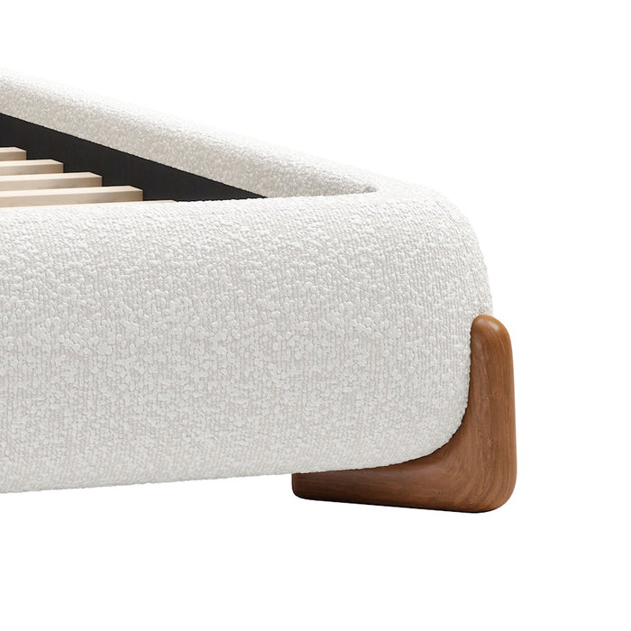 Zuo Modern Baris Queen Bed, Ivory