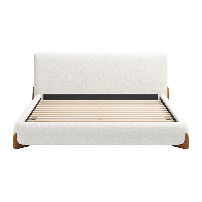 Zuo Modern Baris King Bed, Ivory