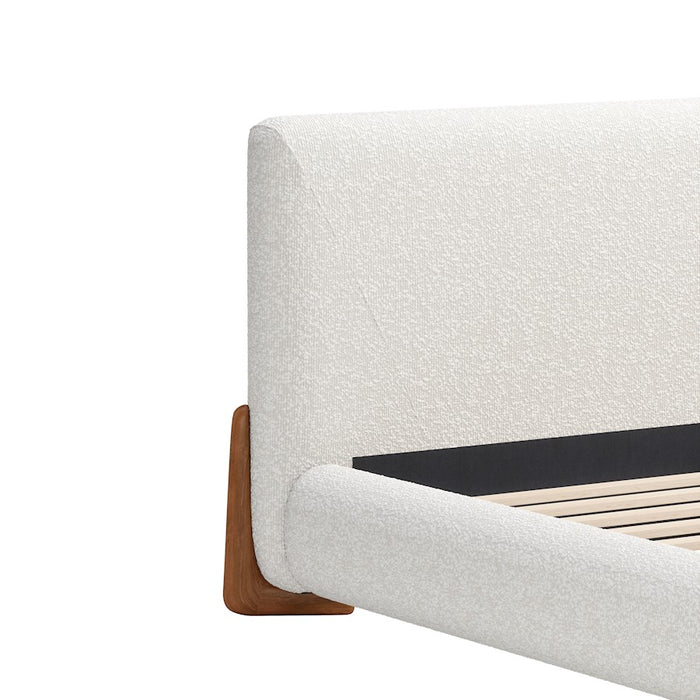 Zuo Modern Baris King Bed, Ivory