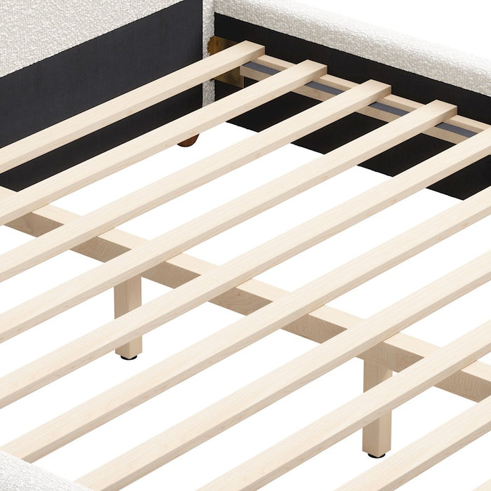 Zuo Modern Baris King Bed, Ivory