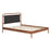Zuo Modern Netz Queen Bed, Black/Walnut - 110666