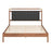 Zuo Modern Netz Queen Bed, Black/Walnut