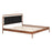 Zuo Modern Netz King Bed, Black/Walnut - 110667