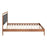 Zuo Modern Netz King Bed, Black/Walnut