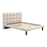 Zuo Modern Placid Queen Bed, Beige - 110668