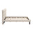 Zuo Modern Placid Queen Bed, Beige