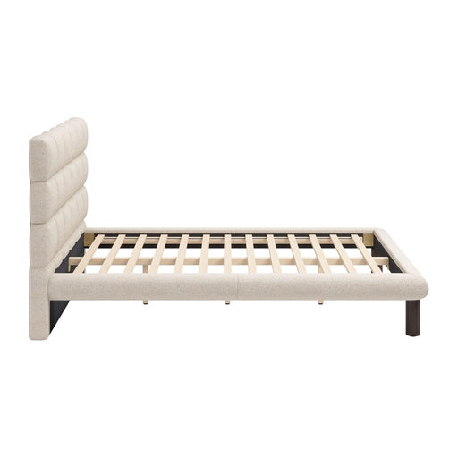 Zuo Modern Placid Queen Bed, Beige