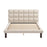 Zuo Modern Placid Queen Bed, Beige